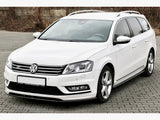 Front Splitter V.1 compatible with Volkswagen Passat R-Line B7 - Carbon Look