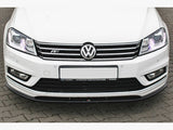 Front Splitter V.1 compatible with Volkswagen Passat R-Line B7 - Carbon Look
