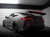 Carbon Spoiler With Internal Brackets Uprights + LED compatible with BMW M4 G82 / G82 Facelift / M440i / 4 M-Pack G22 / G22 Facelift