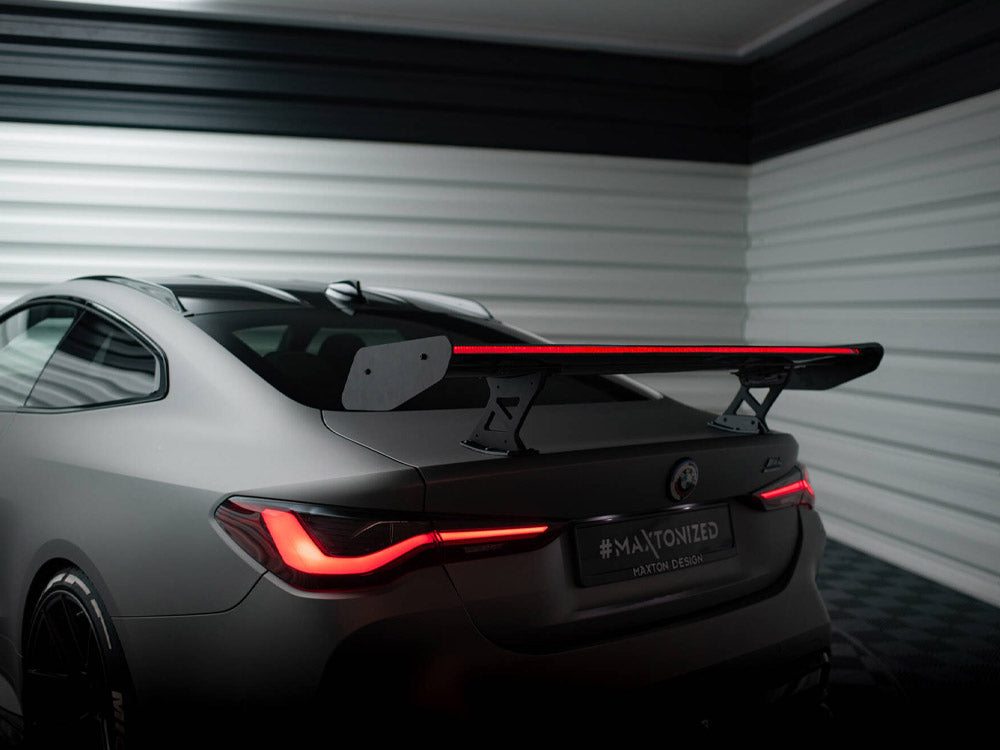 Carbon Spoiler With Internal Brackets Uprights + LED compatible with BMW M4 G82 / G82 Facelift / M440i / 4 M-Pack G22 / G22 Facelift