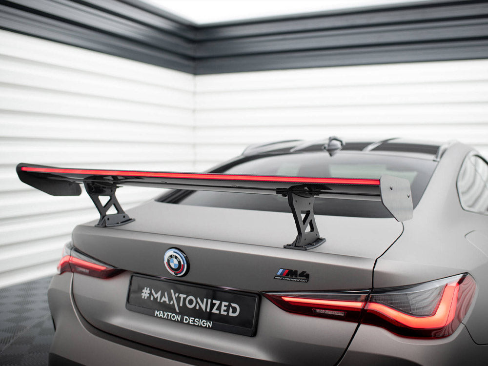 Carbon Spoiler With Internal Brackets Uprights + LED compatible with BMW M4 G82 / G82 Facelift / M440i / 4 M-Pack G22 / G22 Facelift
