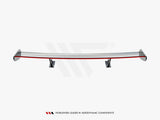 Carbon Spoiler With Internal Brackets Uprights + LED compatible with BMW M4 G82 / G82 Facelift / M440i / 4 M-Pack G22 / G22 Facelift