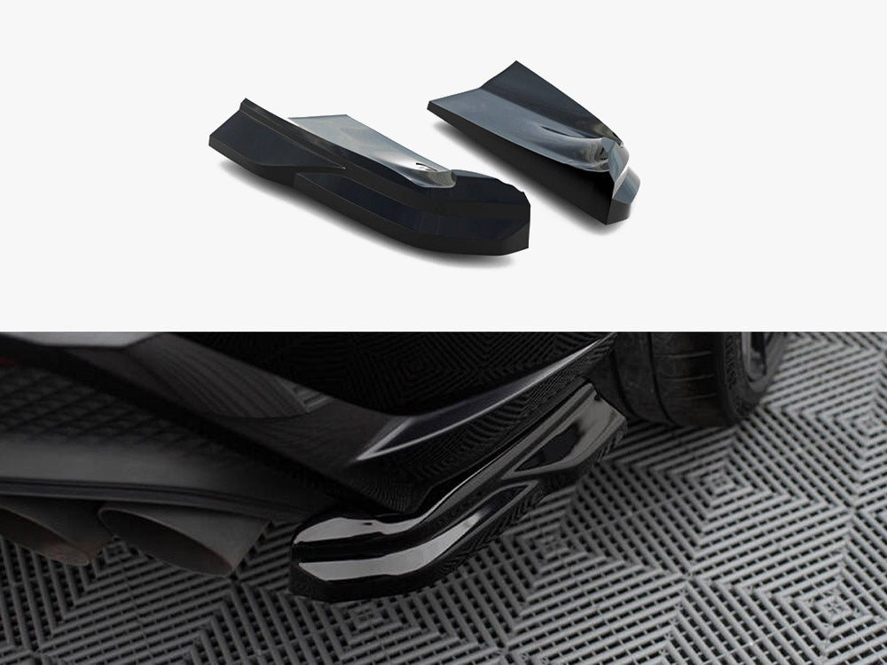Rear Side Splitters compatible with Porsche Macan GTS Mk1 Facelift 2