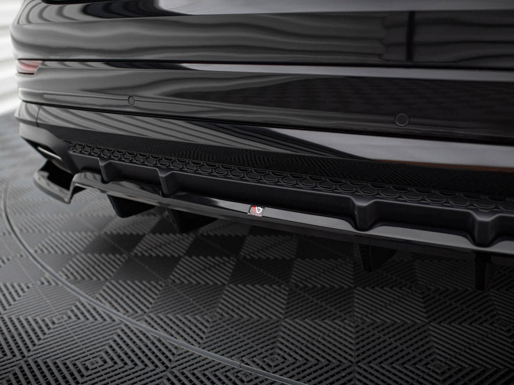 Rear Splitter (Vertical Bars) V.1 compatible with Audi SQ8 / Q8 S Line Mk1 Facelift