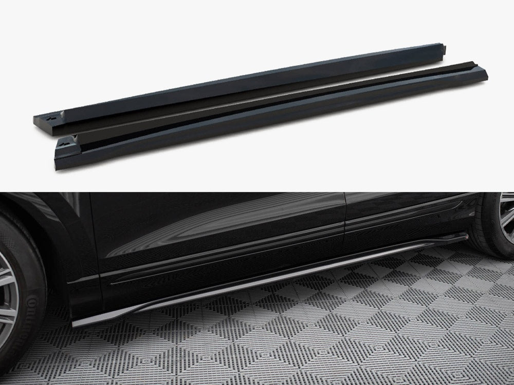 Side Skirts Diffusers V.2 compatible with Audi Q8 / Q8 S Line / SQ8 Mk1
