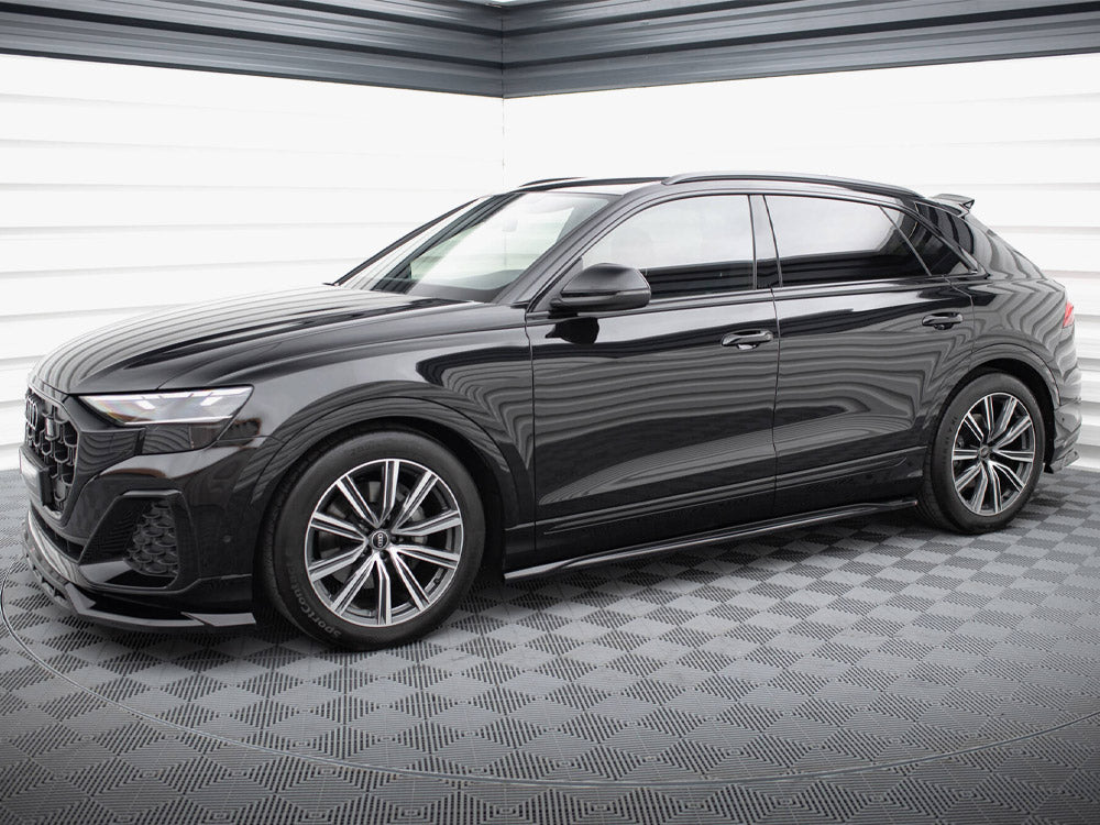 Side Skirts Diffusers V.2 compatible with Audi Q8 / Q8 S Line / SQ8 Mk1