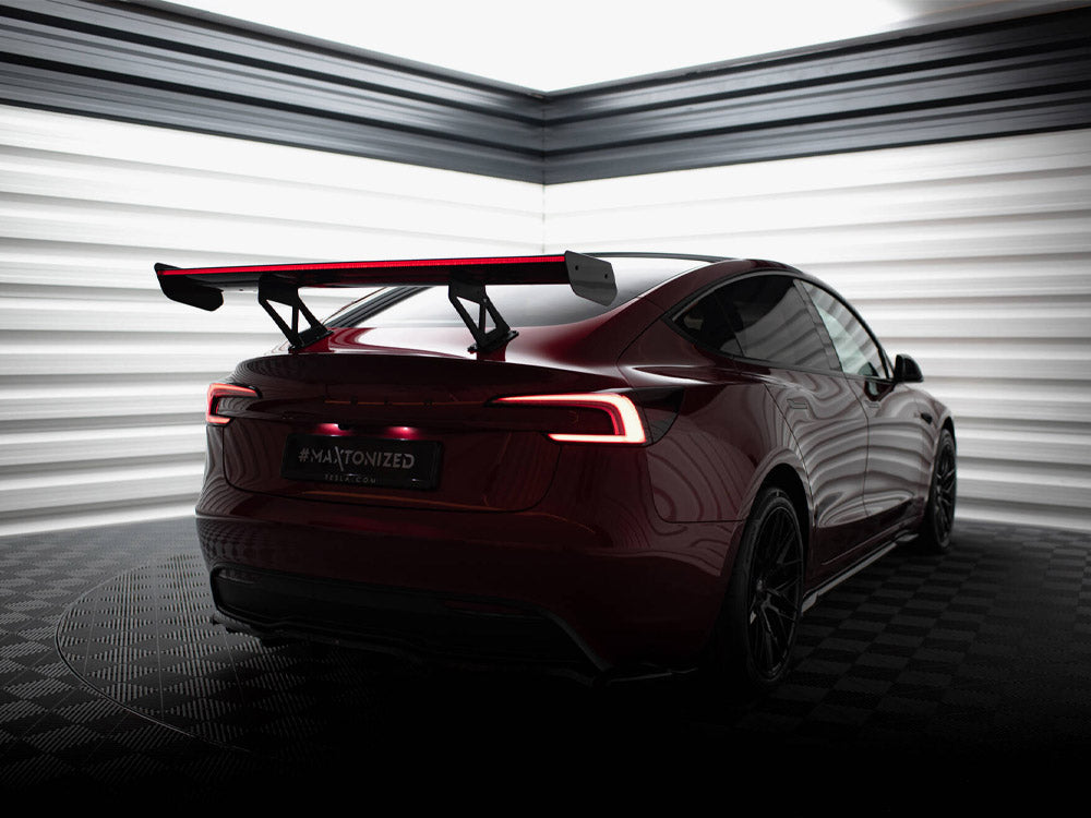 Carbon Spoiler + LED compatible with Tesla Model 3