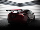 Carbon Spoiler + LED compatible with Tesla Model 3