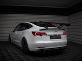 Carbon Spoiler + LED compatible with Tesla Model 3