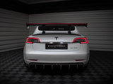 Carbon Spoiler + LED compatible with Tesla Model 3
