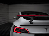 Carbon Spoiler + LED compatible with Tesla Model 3