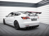 Carbon Spoiler + LED compatible with Tesla Model 3