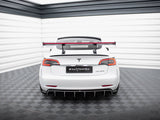 Carbon Spoiler + LED compatible with Tesla Model 3