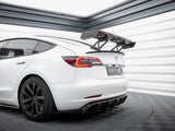 Carbon Spoiler + LED compatible with Tesla Model 3