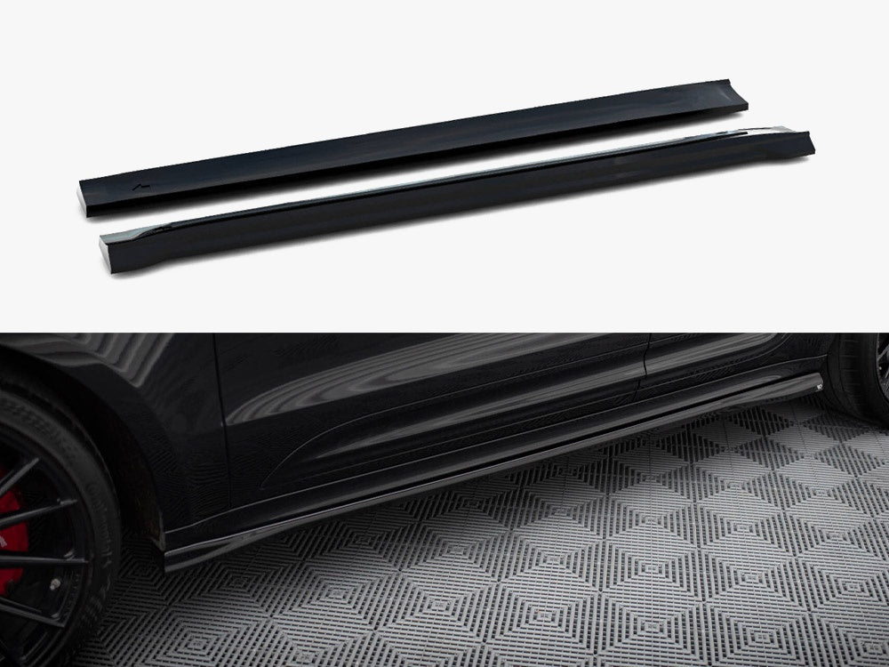Side Skirts Diffusers compatible with Porsche Macan T / GTS Mk1 Facelift 2