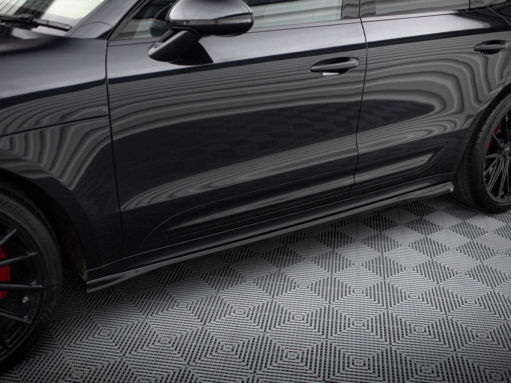Side Skirts Diffusers compatible with Porsche Macan T / GTS Mk1 Facelift 2