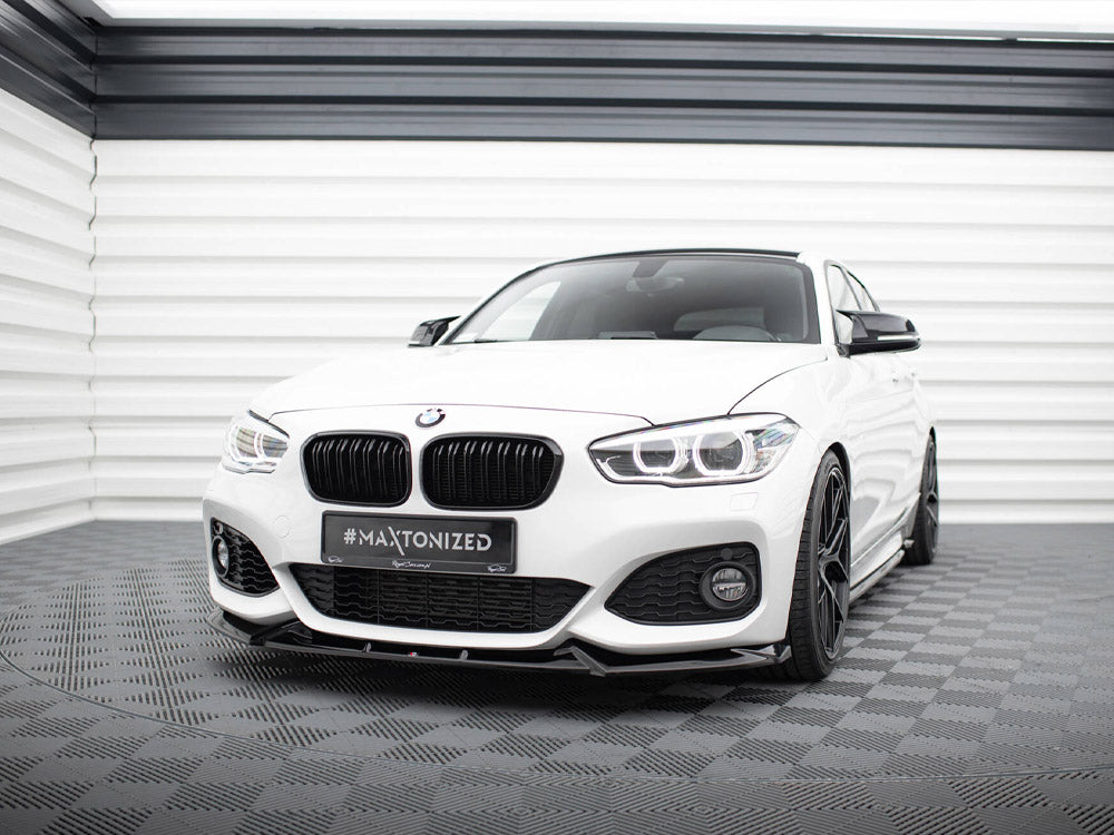 Front Splitter V.5 compatible with BMW 1 M-Pack / M140i F20 Facelift