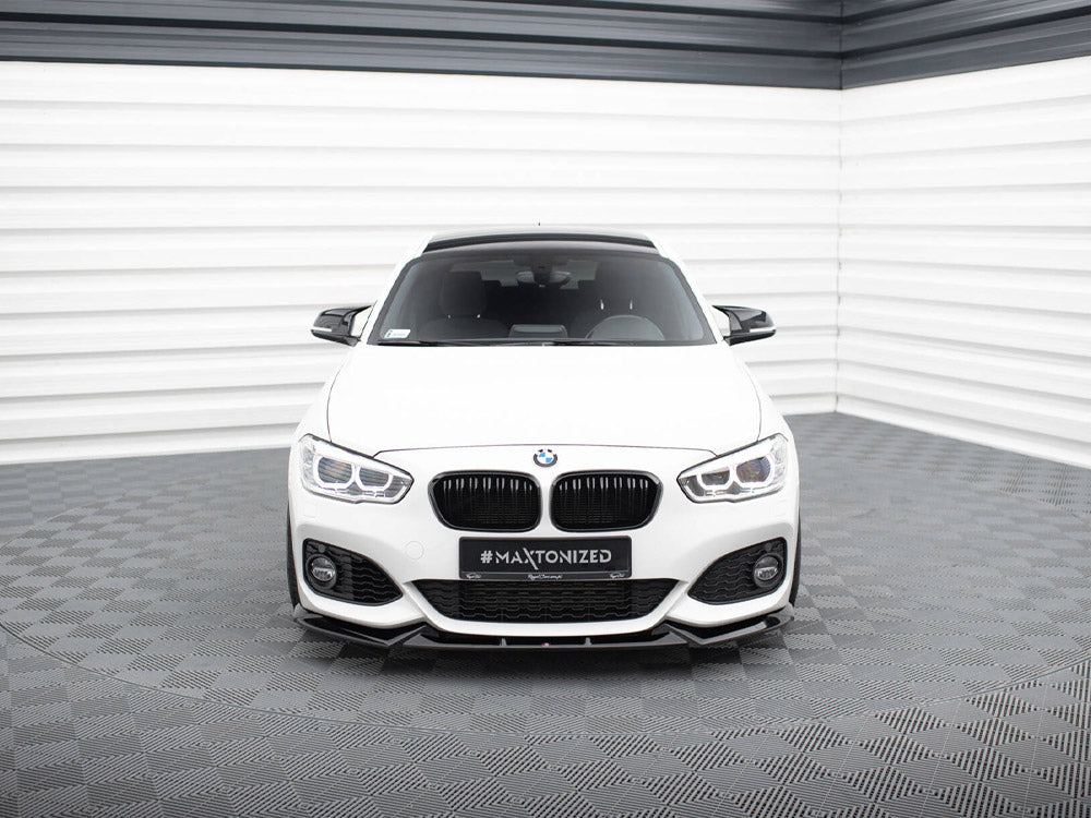 Front Splitter V.5 compatible with BMW 1 M-Pack / M140i F20 Facelift