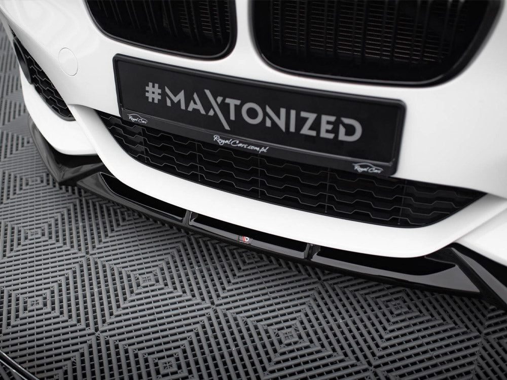 Front Splitter V.5 compatible with BMW 1 M-Pack / M140i F20 Facelift