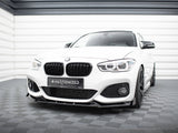 Front Splitter V.5 + Flaps compatible with BMW 1 M-Pack / M140i F20 Facelift