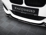 Front Splitter V.5 + Flaps compatible with BMW 1 M-Pack / M140i F20 Facelift