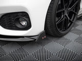Front Splitter V.5 + Flaps compatible with BMW 1 M-Pack / M140i F20 Facelift