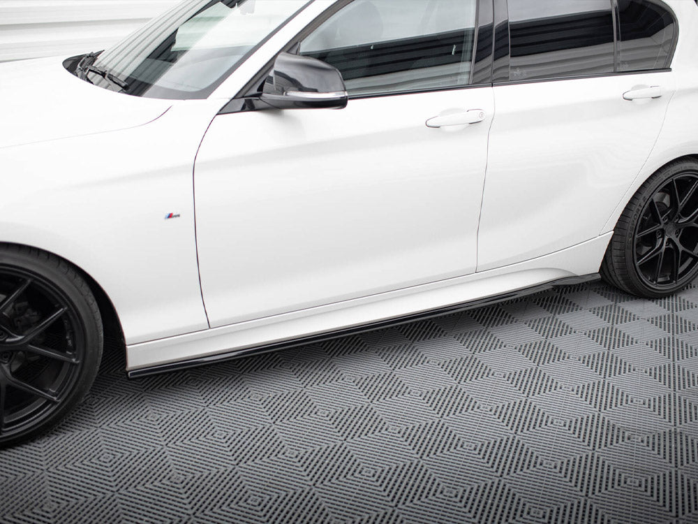 Side Skirts Diffusers V.5 compatible with BMW 1 M-Pack / M140i F20 Facelift