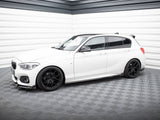 Side Skirts Diffusers V.4 + Flaps compatible with BMW 1 M-Pack / M140i F20 Facelift