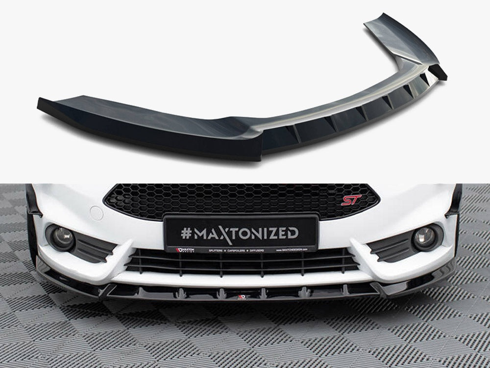Front Splitter V.6 compatible with Ford Fiesta ST Mk7 Facelift