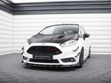 Front Splitter V.6 + Flaps compatible with Ford Fiesta ST Mk7 Facelift