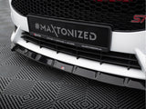 Front Splitter V.6 + Flaps compatible with Ford Fiesta ST Mk7 Facelift