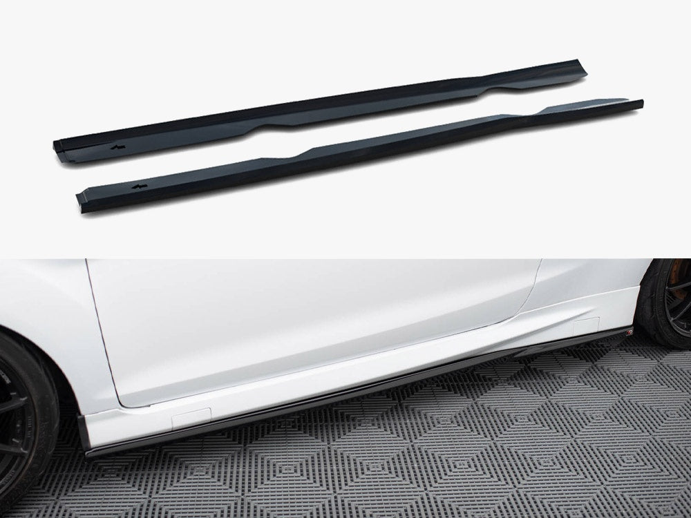 Side Skirts Diffusers V.4 compatible with Ford Fiesta ST / ST-Line Mk7
