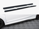 Side Skirts Diffusers V.4 compatible with Ford Fiesta ST / ST-Line Mk7