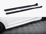 Side Skirts Diffusers V.4 + Flaps compatible with Ford Fiesta ST / ST-Line Mk7