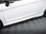 Side Skirts Diffusers V.4 + Flaps compatible with Ford Fiesta ST / ST-Line Mk7