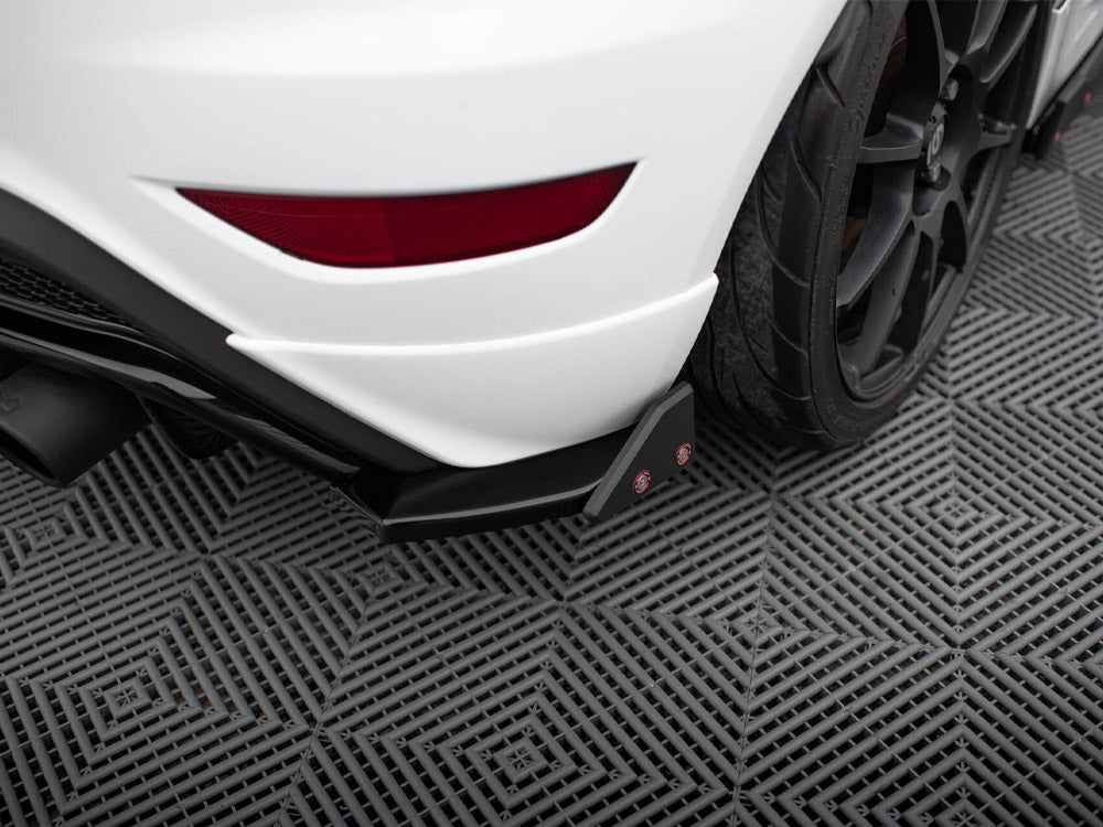 Rear Side Splitters V.3 + Flaps compatible with Ford Fiesta ST Mk7 Facelift