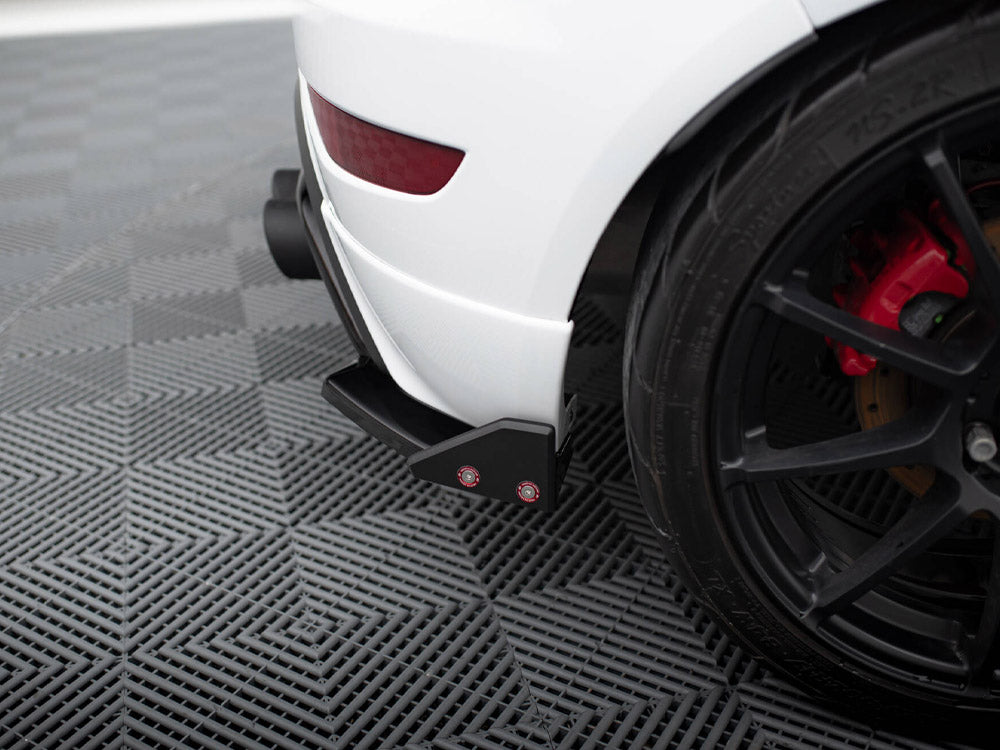 Rear Side Splitters V.3 + Flaps compatible with Ford Fiesta ST Mk7 Facelift