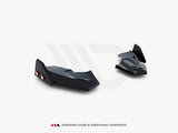 Rear Side Splitters V.3 + Flaps compatible with Ford Fiesta ST Mk7 Facelift