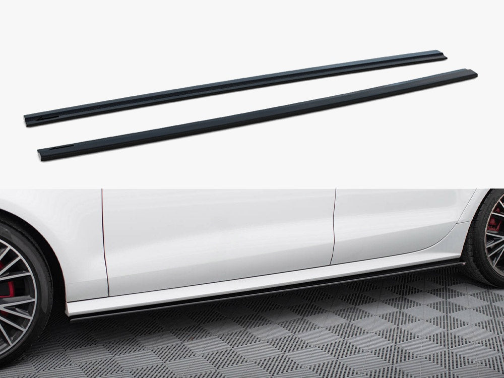 Side Skirts Diffusers compatible with Audi S7 / A7 S Line C7 FL