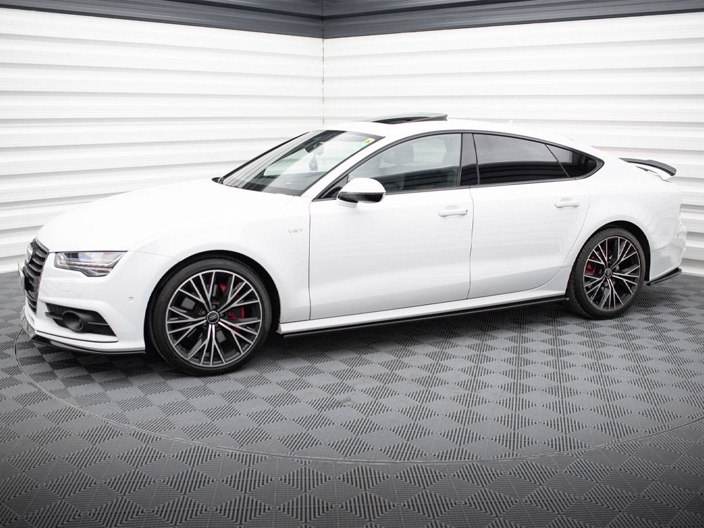 Side Skirts Diffusers compatible with Audi S7 / A7 S Line C7 FL