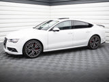 Side Skirts Diffusers compatible with Audi S7 / A7 S Line C7 FL