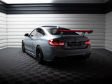 Carbon Spoiler With Internal Brackets Uprights + LED compatible with BMW 4 F32 / 4 F32 M-Pack Coupe