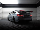 Carbon Spoiler With Internal Brackets Uprights + LED compatible with BMW 4 F32 / 4 F32 M-Pack Coupe