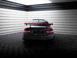 Carbon Spoiler With Internal Brackets Uprights + LED compatible with BMW 4 F32 / 4 F32 M-Pack Coupe