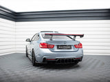Carbon Spoiler With Internal Brackets Uprights + LED compatible with BMW 4 F32 / 4 F32 M-Pack Coupe
