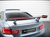 Carbon Spoiler With Internal Brackets Uprights + LED compatible with BMW 4 F32 / 4 F32 M-Pack Coupe