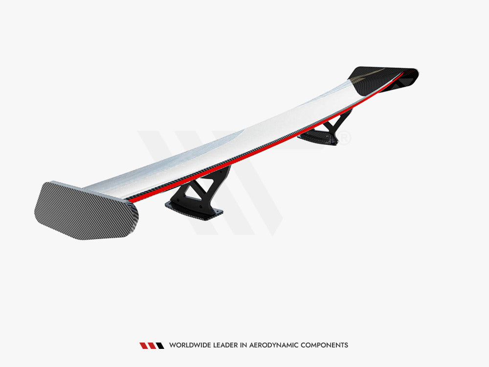 Carbon Spoiler With Internal Brackets Uprights + LED compatible with BMW 4 F32 / 4 F32 M-Pack Coupe