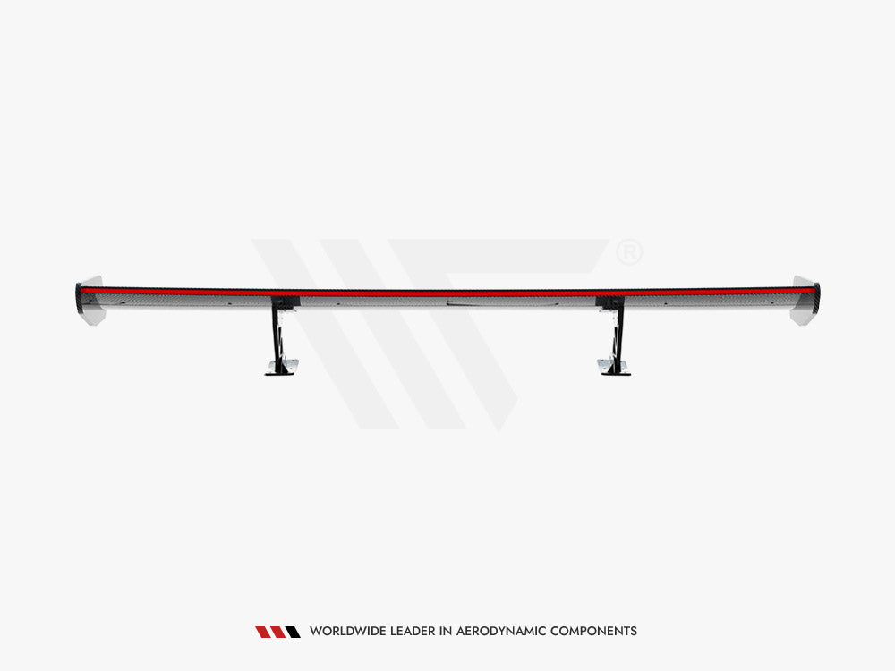 Carbon Spoiler With Internal Brackets Uprights + LED compatible with BMW 4 F32 / 4 F32 M-Pack Coupe