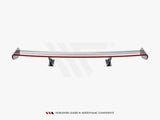 Carbon Spoiler With Internal Brackets Uprights + LED compatible with BMW 4 F32 / 4 F32 M-Pack Coupe