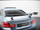 Carbon Spoiler With Internal Brackets Uprights compatible with BMW 4 F32 / 4 F32 M-Pack Coupe